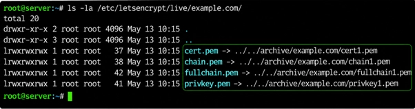 بررسی فایل_های گواهینامه SSL